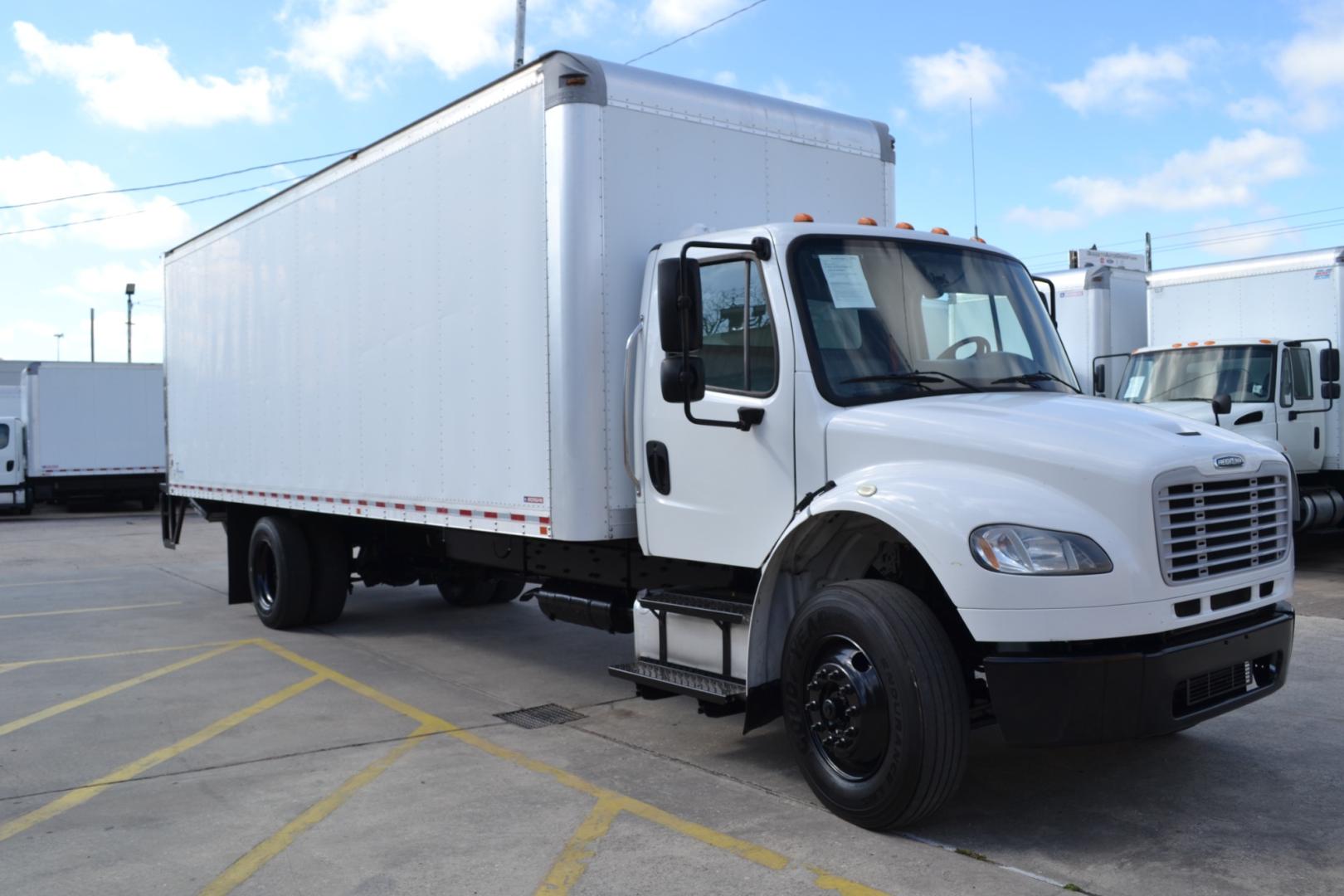 2017 WHITE /GRAY FREIGHTLINER M2-106 with an CUMMINS ISL 8.9L 300HP engine, ALLISON 3000HS AUTOMATIC transmission, located at 9172 North Fwy, Houston, TX, 77037, (713) 910-6868, 29.887470, -95.411903 - Photo#2